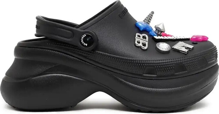 Balenciaga X Crocs™ Faux Fur Mules - ShopStyle