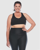 Thumbnail for your product : Curvy Chic Sports Women's Black Sports Bras - Bridget Crop Top