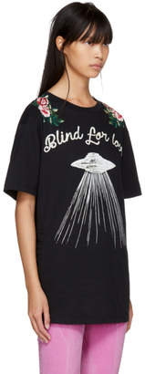 Gucci Black Blind For Love UFO T-Shirt