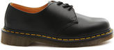 Thumbnail for your product : Dr. Martens 1461 Black Leather Derbies with Yellow Stitching