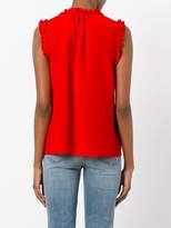 Thumbnail for your product : Tory Burch lace-up neck tank top