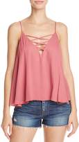 Thumbnail for your product : Ella Moss Stella Lace-Up Tank Top