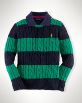 Thumbnail for your product : Ralph Lauren Rugby-Striped Cotton Sweater