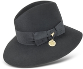 Thumbnail for your product : Patrizia Pepe Black Wool Fedora Hat