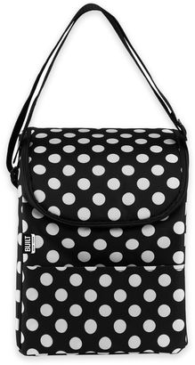 Built NY Polka Dot Lunch Bag in Black/White