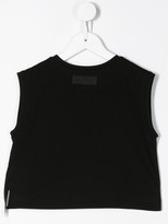 Thumbnail for your product : Diesel Embroidered Logo Cropped Top