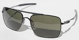 Thumbnail for your product : Oakley Deviation Sunglasses Polished Black/Dark Grey NEW OO4061-18 MPH Aviator