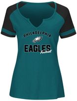 Majestic Ladies Offense Top - Philadelphia Eagles Teal