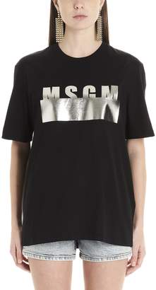 MSGM Metallic Logo T-Shirt