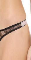 Thumbnail for your product : Fleur Du Mal Rose Lace Thong
