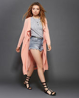 Thumbnail for your product : Wet Seal Sheer Cascading Duster