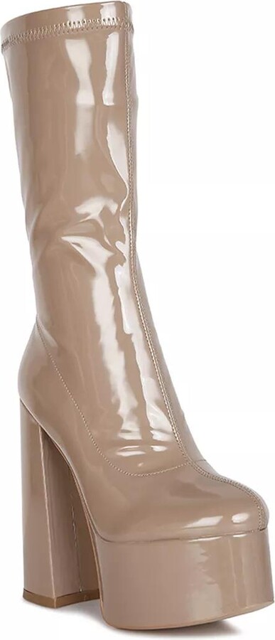 London Rag Vinkele Platform Boot