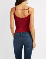 Thumbnail for your product : Charlotte Russe Caged Cami Tank Top