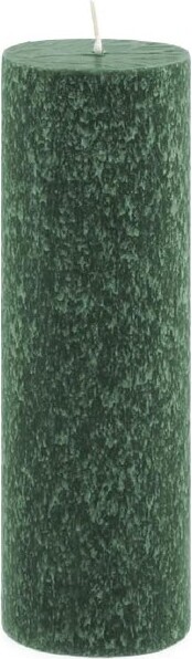 Root Candles RootCandlesUnscentedTimberlinePillarCandle,3x9-Inches,DarkGreen