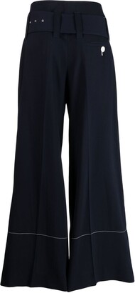 Céline Pre-Owned Belted Wide-Legged Trousers