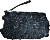 Thumbnail for your product : Topshop Black Leather Clutch bag