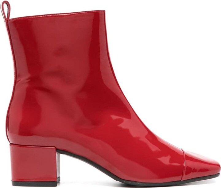 CAREL PARIS Estime patent leather ankle boots ShopStyle