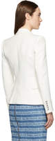 Thumbnail for your product : Balmain White Tweed Double-Breasted Blazer