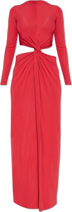 Cult Gaia Keri Cut-Out Detailed Midi Dress
