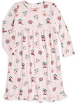 Thumbnail for your product : Hanna Andersson Girl's Holiday Print Flannel Nightgown