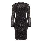 Thumbnail for your product : Adrianna Papell Long sleeve sequin dress