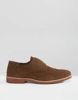 Thumbnail for your product : Red Tape Brogues In Brown Suede