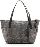 Thumbnail for your product : Cole Haan Parker Exotic Small Zip Top Shopper