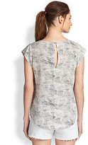 Thumbnail for your product : Joie Rancher Silk Printed Top