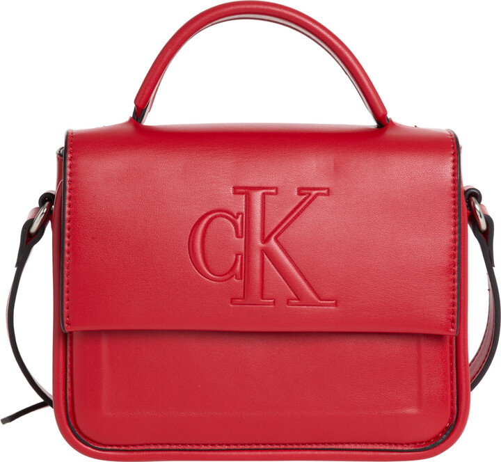 Calvin Klein Red Handbags | ShopStyle