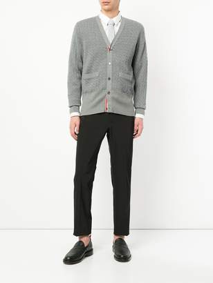 Thom Browne cable knit cardigan