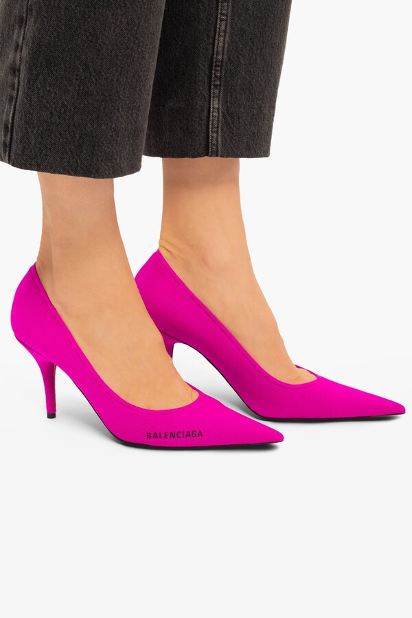 pink neon pumps