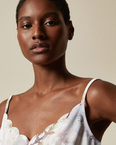 Thumbnail for your product : Ted Baker IVVEY Vanilla printed scalloped cami