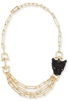 Thumbnail for your product : Alexis Bittar Crystal Panther Multi-Strand Necklace