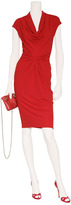 Thumbnail for your product : Michael Kors Crimson Red Draped Dress