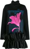 Thumbnail for your product : Christopher Kane Anthomania print ruffled dress