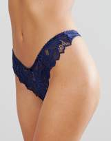 Thumbnail for your product : Lepel Navy Fiore Thong