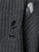 Thumbnail for your product : Diesel oversized distressed cardigan