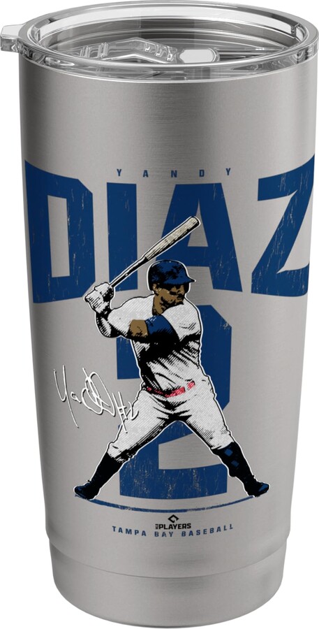 License Champs Yandy Díaz | Tampa Baseball Players | MLBYDI3901 Stainless Steel Insulated Tumbler