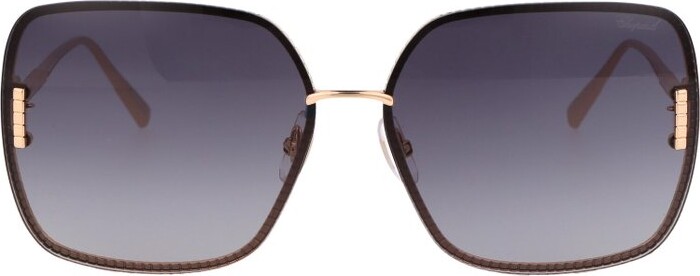 Chopard Square Frame Sunglasses