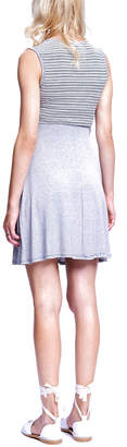Maternal America Tie-Front Mini Dress