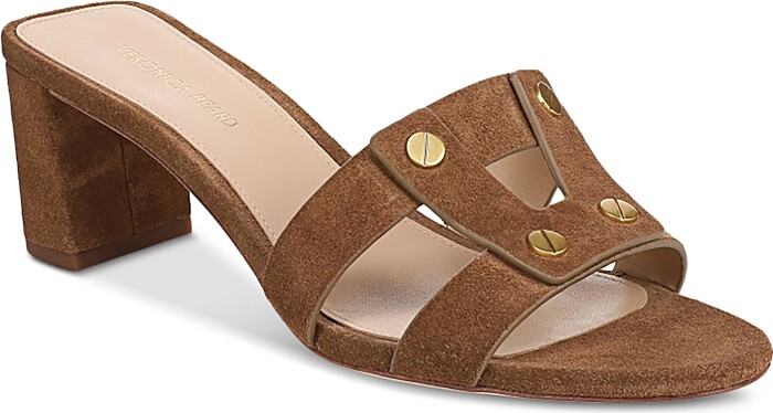 Veronica Beard Women's Via Studded Slide Sandals