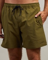 Thumbnail for your product : Saturdays NYC Timothy Seersucker Swim Shorts