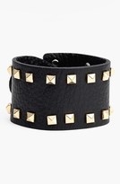 Thumbnail for your product : Cara Studded Faux Leather Cuff