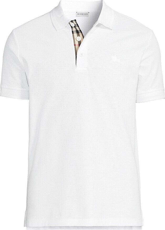 Burberry Men's Eddie EKD Polo Shirt - Black - Size Large