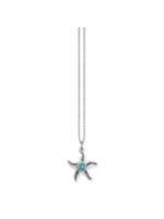 Thomas Sabo Ethnic Starfish Turquoise Diamond Necklace