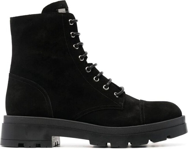 Giuseppe Zanotti Rombos Lace-Up Combat Boots