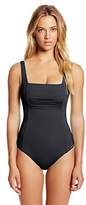 Thumbnail for your product : Calvin Klein Women's Solid Pleated Maillot One Piece Swimsuit