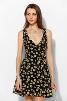 Thumbnail for your product : UO 2289 Pins And Needles Deep-V Cutout-Back Dress