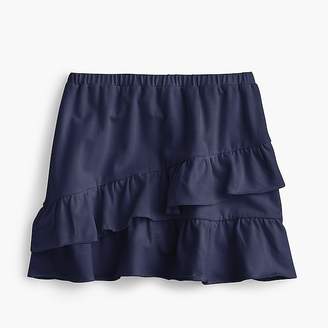 J.Crew Girls' pull-on skirt with ruffles