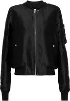 Thumbnail for your product : Rick Owens Silk-satin Bomber Jacket